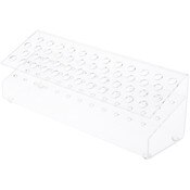 Plymor Clear Acrylic Slanted 48 Pen Display Holder, 4.5" H x 12.5" W x 3.75" D