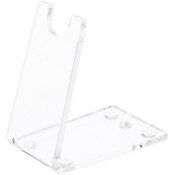 Plymor Clear Acrylic 1 Pen Display Holder, 2.5" H x 1.5" W x 2.5" D