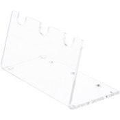 Plymor Clear Acrylic 3 Pens Display Holder, 2.5" H x 4.5" W x 2.5" D