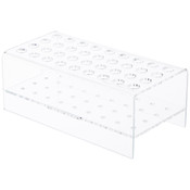 Plymor Clear Acrylic 36 Pen Display Holder Stand, 3.125" H x 8.25" W x 4.25" D
