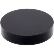 Plymor Black Acrylic Round Standard-Edge Display Base, 1" W x 1" D x 0.25" H
