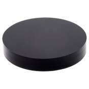 Plymor Black Acrylic Round Standard-Edge Display Base, 2" W x 2" D x 0.375" H
