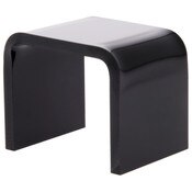 Plymor Black Acrylic Square Display Riser, 1" H x 1.38" W x 1" D (3/32" thick)