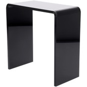 Plymor Black Acrylic Vertical Rectangular Display Riser, 10" H x 10" W x 5" D (3/8" thick)