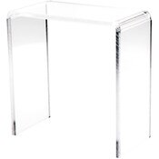 Plymor Clear Acrylic Vertical Rectangular Display Riser, 10" H x 10" W x 5" D (3/8" thick)