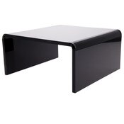 Plymor Black Acrylic Short Square Display Riser, 5" H x 10" W x 10" D (3/8" thick)
