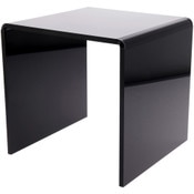 Plymor Black Acrylic Square Display Riser, 11" H x 11" W x 11" D (3/8" thick)