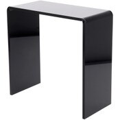 Plymor Black Acrylic Vertical Rectangular Display Riser, 12" H x 12" W x 6" D (3/8" thick)