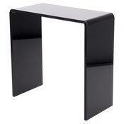 Plymor Black Acrylic Vertical Rectangular Display Riser, 12" H x 12" W x 6" D (3/8" thick)