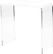 Plymor Clear Acrylic Vertical Rectangular Display Riser, 12" H x 12" W x 6" D