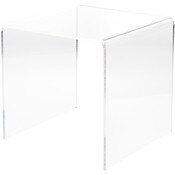 Plymor Clear Acrylic Square Display Riser, 14" H x 14" W x 14" D (3/8" thick)