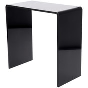 Plymor Black Acrylic Vertical Rectangular Display Riser, 14" H x 14" W x 7" D (3/8" thick)