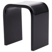 Plymor Black Acrylic Vertical Square Display Riser, 1.5" H x 1.38" W x 1" D (3/32" thick)