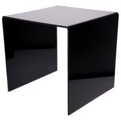 Plymor Black Acrylic Square Display Riser, 20" H x 20" W x 20" D (3/8" thick)
