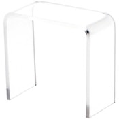 Plymor Clear Acrylic Vertical Rectangular Display Riser, 2" H x 2" W x 1" D (3/32" thick)