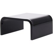 Plymor Black Acrylic Short Square Display Riser, 1" H x 2" W x 2" D (3/32" thick)