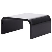 Plymor Black Acrylic Short Square Display Riser, 1" H x 2" W x 2" D (3/32" thick)