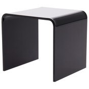 Plymor Black Acrylic Square Display Riser, 3" H x 3" W x 3" D (1/8" thick)