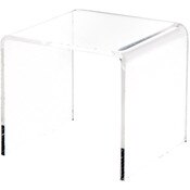 Plymor Clear Acrylic Square Display Riser, 3" H x 3" W x 3" D (1/8" thick)