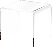 Plymor Clear Acrylic Square Display Riser, 3" H x 3" W x 3" D (1/8" thick)