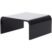Plymor Black Acrylic Short Square Display Riser, 1.5" H x 3" W x 3" D (1/8" thick)