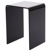 Plymor Black Acrylic Vertical Square Display Riser, 4.5" H x 3" W x 3" D (1/8" thick)