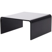 Plymor Black Acrylic Short Square Display Riser, 2" H x 4" W x 4" D (1/8" thick)