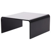 Plymor Black Acrylic Short Square Display Riser, 2" H x 4" W x 4" D (1/8" thick)