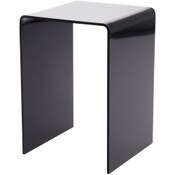 Plymor Black Acrylic Vertical Square Display Riser, 6" H x 4" W x 4" D (1/8" thick)
