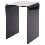 Plymor Black Acrylic Vertical Square Display Riser, 6" H x 4" W x 4" D (1/8" thick)