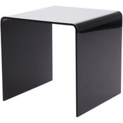 Plymor Black Acrylic Square Display Riser, 5" H x 5" W x 5" D (1/8" thick)