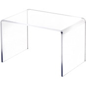 Translucent Riser Clear Rectangular Acrylic Risers Riser Displays