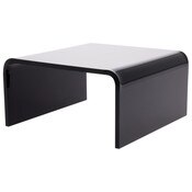 Plymor Black Acrylic Short Square Display Riser, 2.5" H x 5" W x 5" D (3/16" thick)