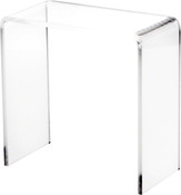 Plymor Clear Acrylic Vertical Rectangular Display Riser, 7" H x 7" W x 3.5" D
