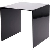Plymor Black Acrylic Square Display Riser, 8" H x 8" W x 8" D (1/8" thick)