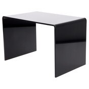 Plymor Black Acrylic Rectangular Display Riser, 8" H x 12" W x 8" D (1/4" thick)