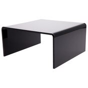 Plymor Black Acrylic Short Square Display Riser, 4.5" H x 9" W x 9" D (1/4" thick)