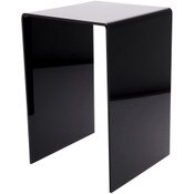 Plymor Black Acrylic Vertical Square Display Riser, 13.5" H x 9" W x 9" D (1/4" thick)