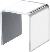 Plymor Mirrored Acrylic Square Display Riser, 2" H x 2" W x 2" D (1/8" thick)