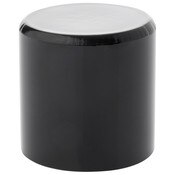 Plymor Black Acrylic Round Cylinder Display Riser, 2" H x 2" D