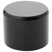 Plymor Black Acrylic Round Cylinder Display Riser, 1.5" H x 2" D