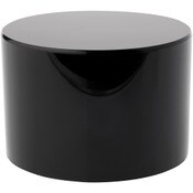Plymor Black Acrylic Round Cylinder Display Riser, 4" H x 6" D