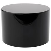 Plymor Black Acrylic Round Cylinder Display Riser, 4" H x 6" D