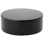 Plymor Black Acrylic Round Cylinder Display Riser, 2" H x 6" D