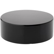 Plymor Black Acrylic Round Cylinder Display Riser, 2" H x 6" D