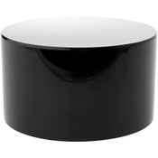 Plymor Black Acrylic Round Cylinder Display Riser, 4" H x 7" D