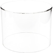 Plymor Clear Acrylic Round Cylinder Display Riser, 6" H x 8" D