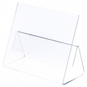 Plymor Clear Acrylic Cookbook Easel with Splatter Shield, 9.75 W x 4.375 D x 7.75 H
