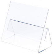 Plymor Clear Acrylic Cookbook Easel with Splatter Shield, 9.75 W x 4.375 D x 7.75 H