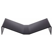 Plymor Black Acrylic Open Book Display Stand, Flat, 19.625" W x 12" D x 3.5" H